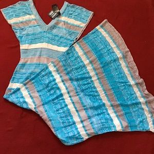 🆕 TIGER PRINCESS WAVE STITCH MAXI DRESS w/ tags